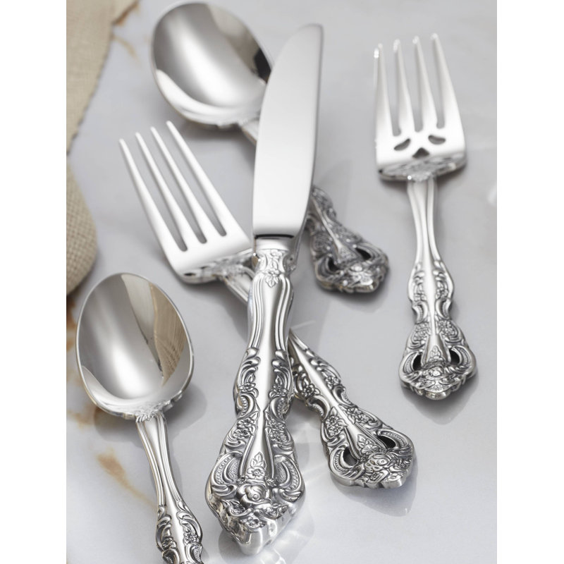 Oneida Michelangelo 45 Piece Fine Flatware Set, Service For 8